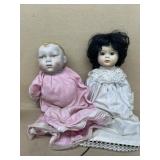 Porcelain face dolls