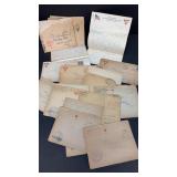 Military correspondence WWI