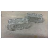 Clear Glass Butter Dishes