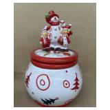 Snowman cookie jar