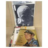 Vintage paper goods, and movie stars