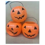 Blow molded pumpkins basket