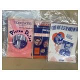 Vintage sheet music