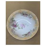 PK hand-painted rose vegetable bowl