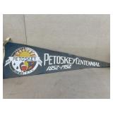 1952 PETOSKEY Centennial, Michigan pennant