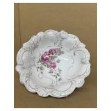 Hand-painted rose deep bowl