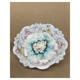 Colorful flower hand-painted bowl
