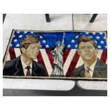 John F. Kennedy tapestry 36" x 19"