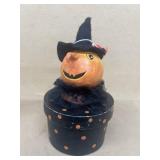 Halloween scary pumpkin container
