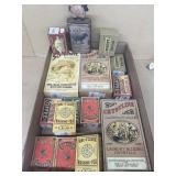 Reproduction advertising wood blocks great for
