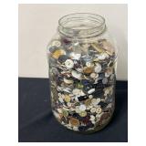 Jar of buttons