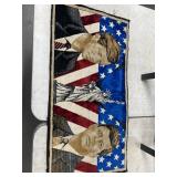 John F. Kennedy tapestry 36' x 19'
