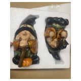 Halloween witch porcelain figures