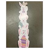 Happy Easter 46 inch wooden sign