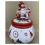 Snowman cookie jar