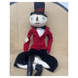 Gathered traditions, snowman doll