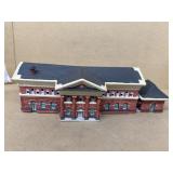 Richmond, Indiana train station light up building