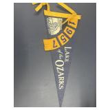 1957 Lake of the Ozarks pennant