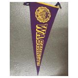 University of Washington vintage pennant