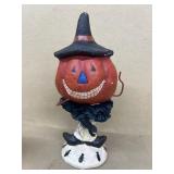 Halloween pumpkin and spider decoration