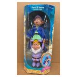 Dopey & Sneezy SNOW WHITE stackable dolls