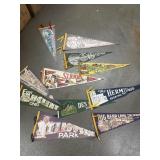 Vintage souvenir pennants