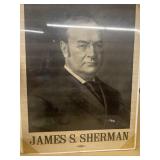 1908 James Sherman campaign poster