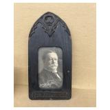 William Taft 1908 wooden hand carved frame with