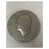 Eisenhower brass inauguration coin, large size