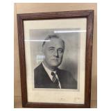 Franklin Roosevelt framed photo