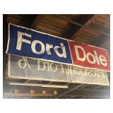 Ford and Dole banner