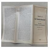 1918 Theodore Roosevelt speech at the New York