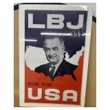 LBJ 1964 campaign poster
