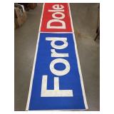 Ford and Dole campaign banner 10
