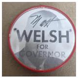 WELSH for governor flicker campaign button