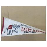 Vote for Barry Goldwater for president pennant