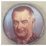Johnson for president flicker campaign button