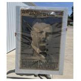Theodore Roosevelt campaign banner 56 x 36"
