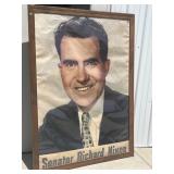 Senator Richard Nixon campaign poster 56" x 41"