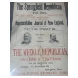 1892 the Springfield Republic political poster,
