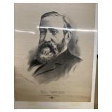 Benjamin Harrison lithograph