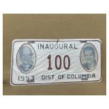 Richard Nixon and Eisenhower inaugural license