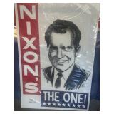 Richard Nixon campaign poster 46" x 30"