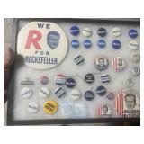 Rockefeller campaign buttons
