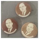 Stevenson campaign buttons
