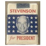 Stevenson for president cigarette pack