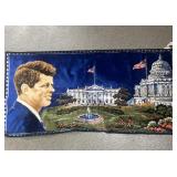 John F. Kennedy tapestry 3 foot 1 1/2 foot