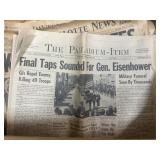 Newspapers of presidents and other happenings,