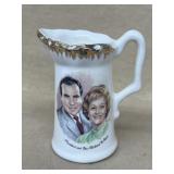 President Nixon and Mrs. Nixon creamer
