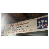 1996 presidential debate banner